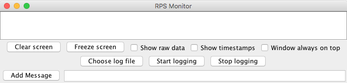RPS Monitor Pane