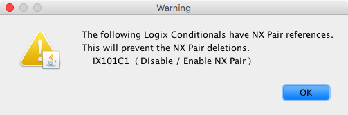 NX Conditional List