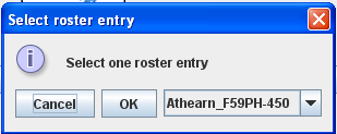 select roster entry